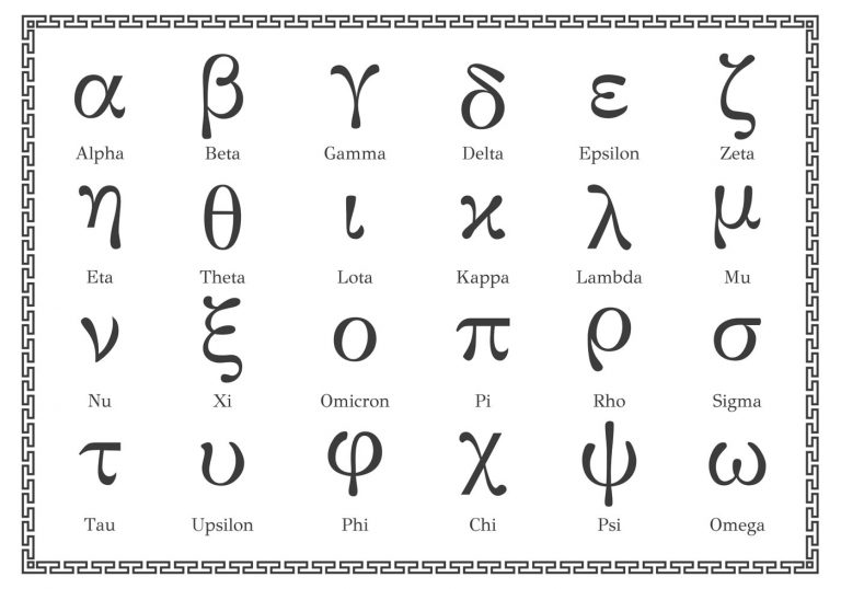 греческий алфавит